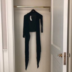 Green Angela mele Milano green sweater wrap